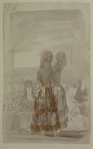 Majas che sfilano sul paseo da Francisco de Goya